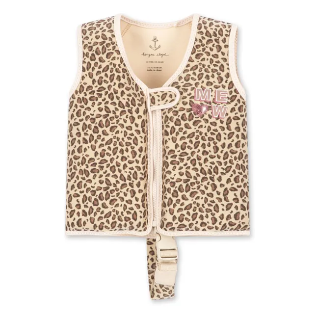 Gilet de natation Léopard