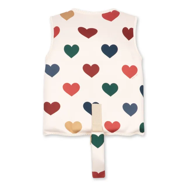 Gilet de natation Cœurs