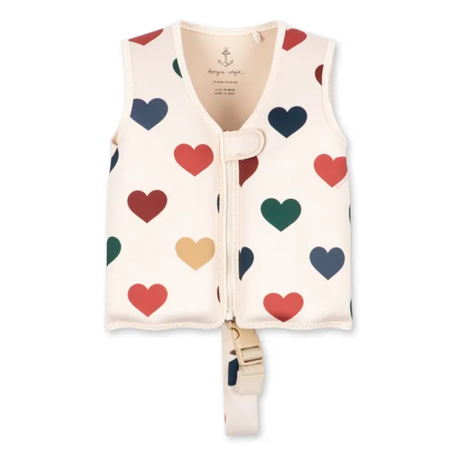 Gilet de natation Cœurs