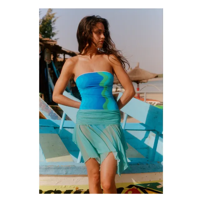 Maillot Une Pièce Luna | Bleu