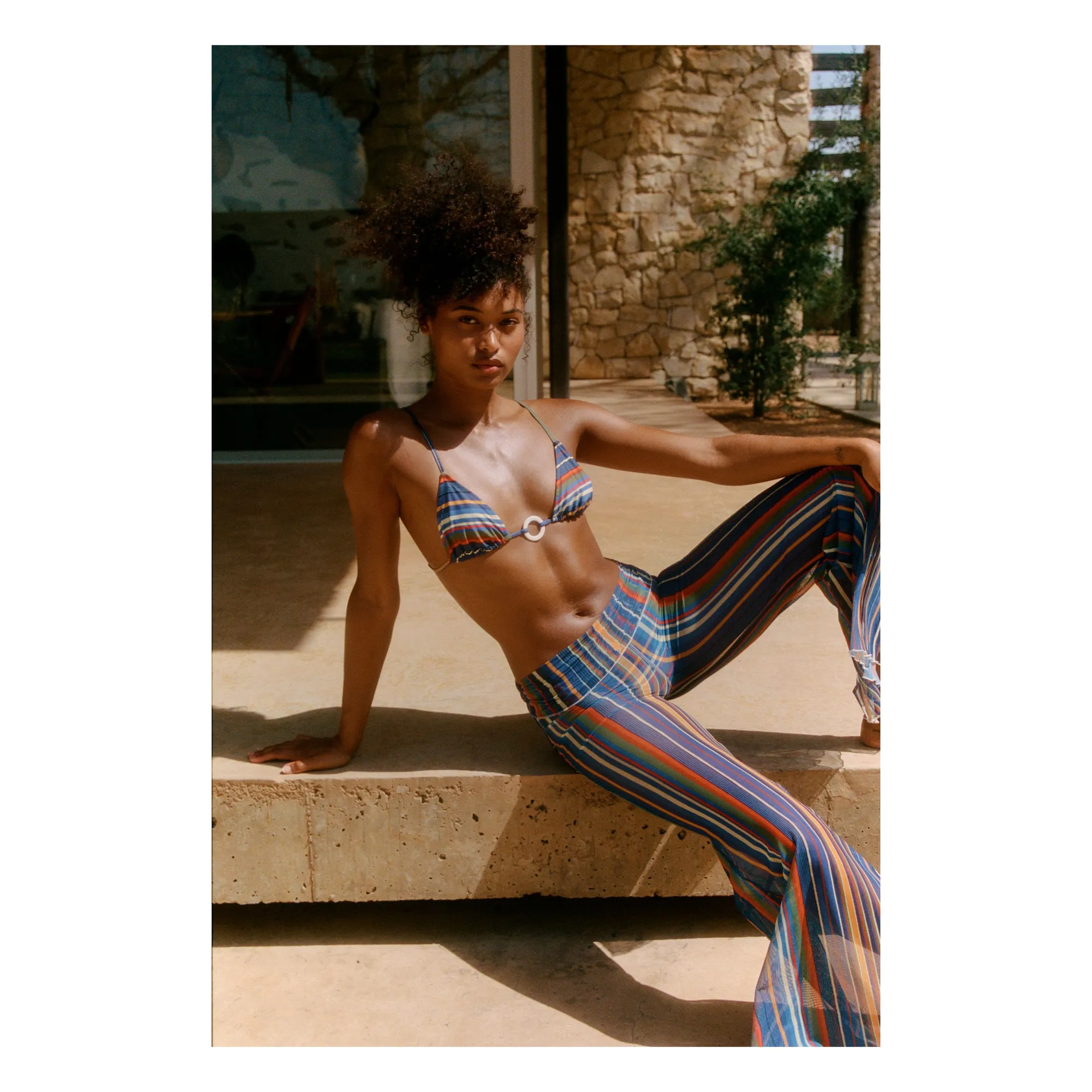 Haut de Maillot Camilla | Bleu- Image produit n°0
