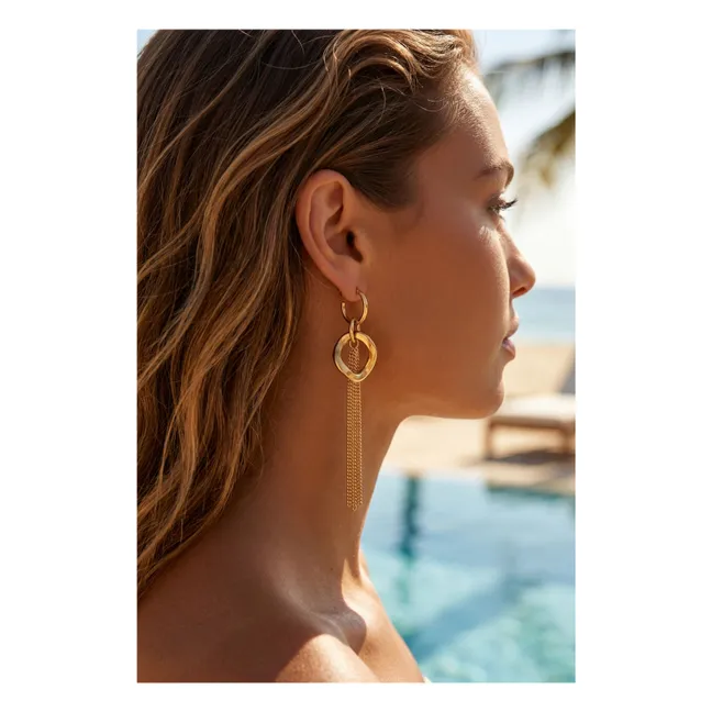 Exclusivité Perrine Taverniti x Smallable - Boucles d'Oreilles Lilas | Doré
