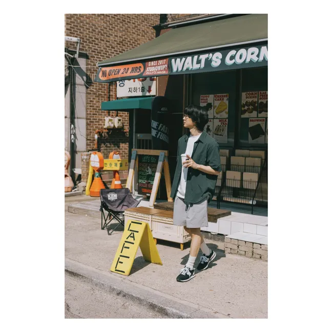 Two Tuck Wide Pants | Grey