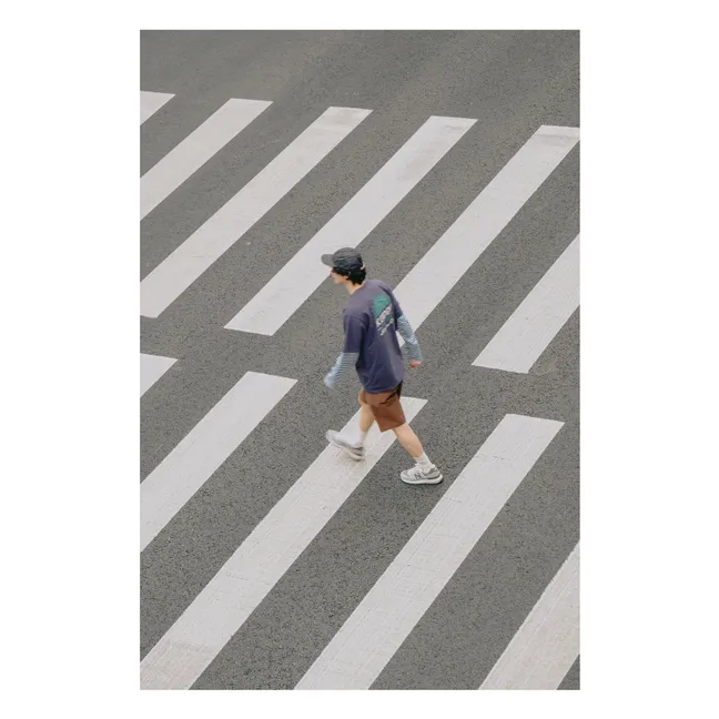 T-shirt Sunny Wink | Bleu foncé