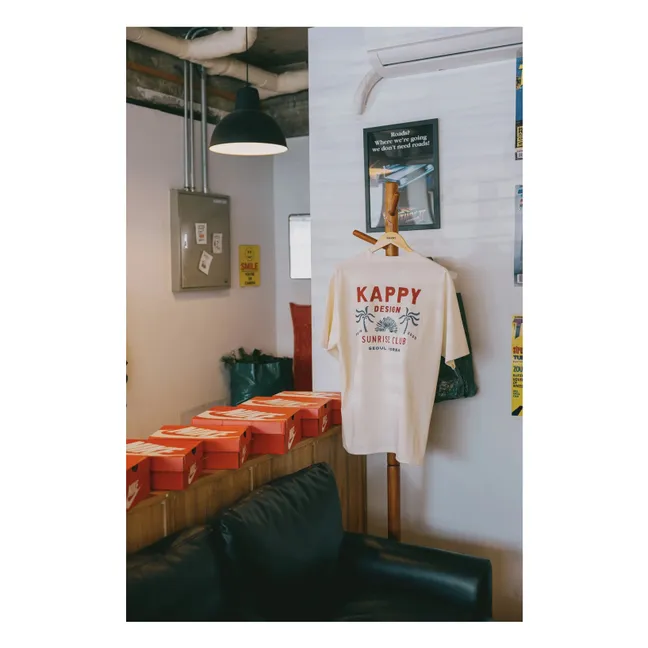 T-shirt Palm Coast | Crème