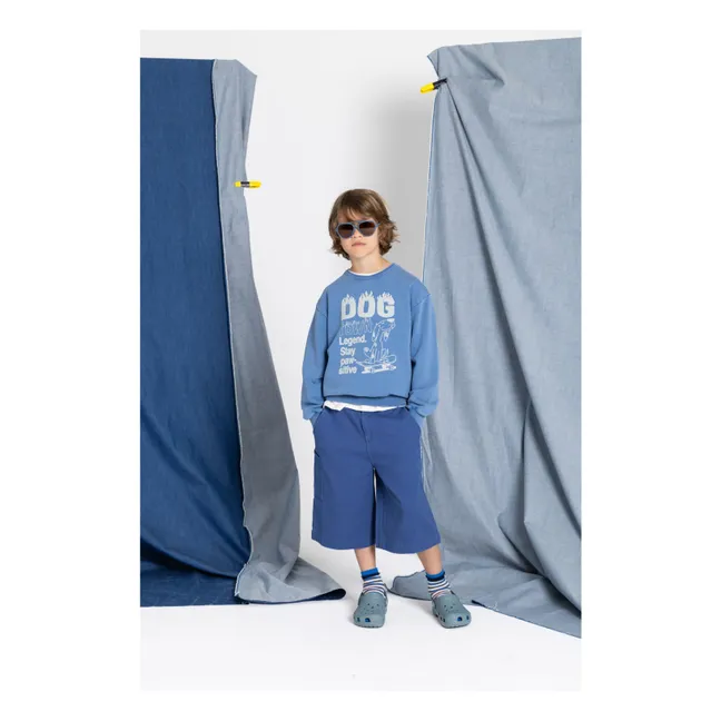 Sudadera Ryde God Town Algodón orgánico | Azul Marino
