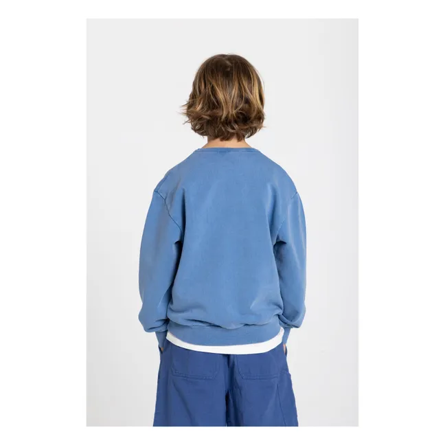Sudadera Ryde God Town Algodón orgánico | Azul Marino