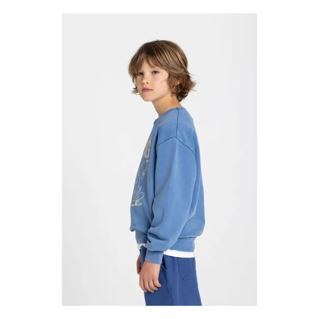 Sweat Ryde God Town Coton Bio | Bleu marine