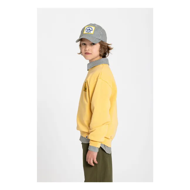 Ryde Wax organic cotton sweatshirt | Mustard