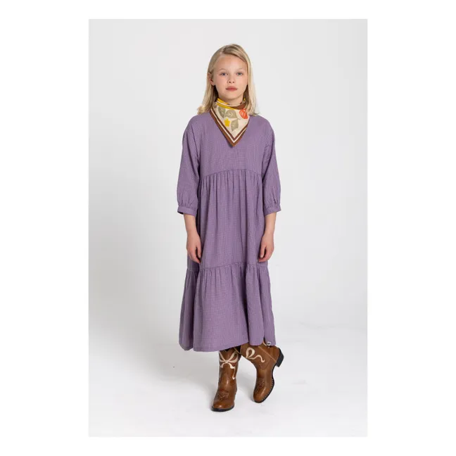 Naya Carreaux Dress | Lavender