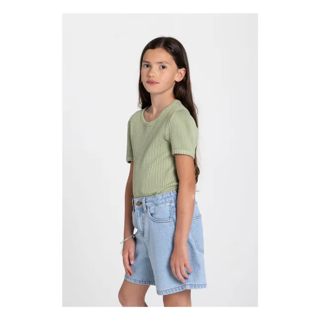 T-shirt Nova Coton Bio | Vert amande