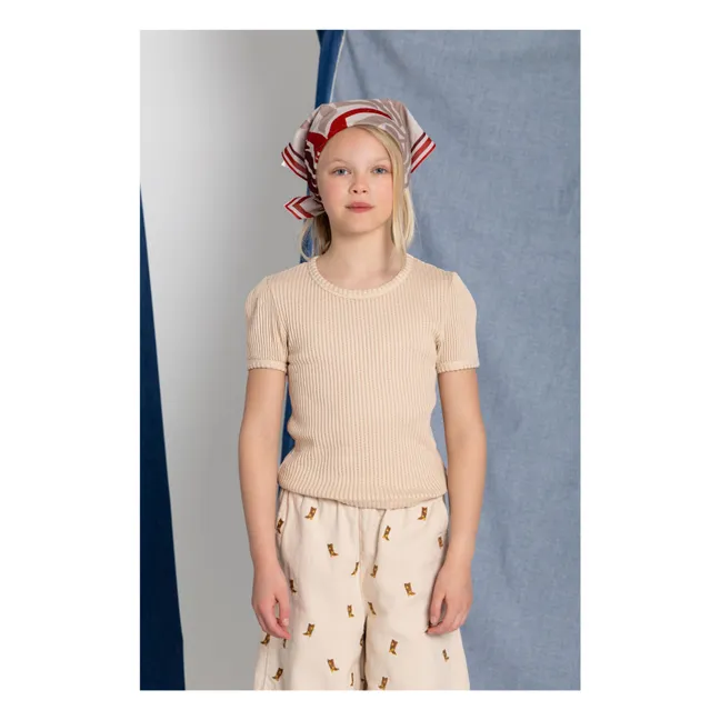T-shirt Nova Coton Bio | Crème