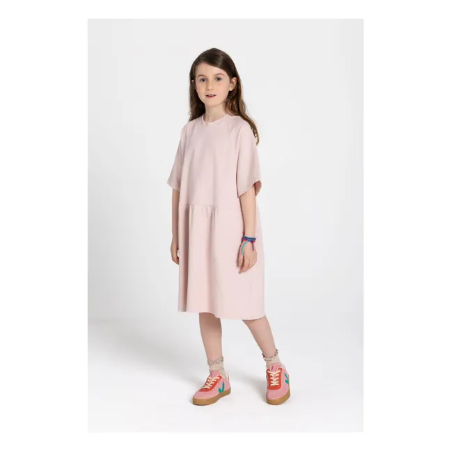 Sweat dress Mina Organic cotton | Dusty Pink