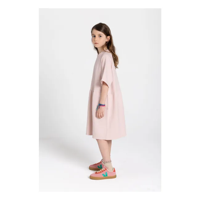 Sweat dress Mina Organic cotton | Dusty Pink