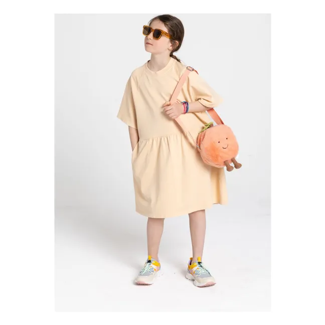 Vestido de chándal Mina Algodón orgánico | Amarillo palo
