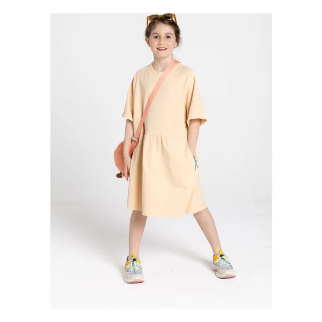 Robe Sweat Mina Coton Bio | Jaune pâle