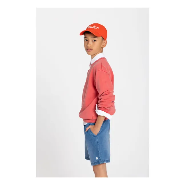 Denim Shorts Ample Tom | Blau