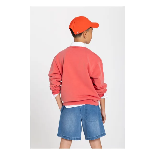 Denim Shorts Ample Tom | Blau