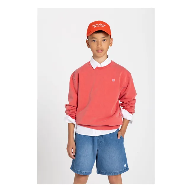 Denim Shorts Ample Tom | Blau