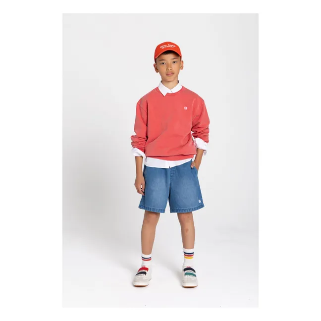 Denim Shorts Ample Tom | Blau