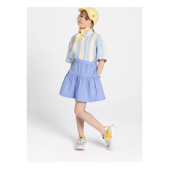 Falda Thalia | Azul Pálido