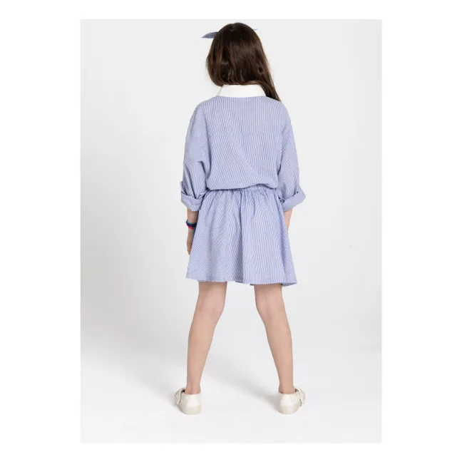 Melody Striped Skirt | Royal blue