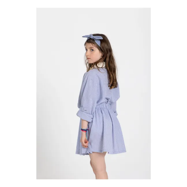 Melody Striped Skirt | Royal blue