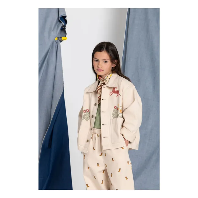 Mercury-Jacke Pferd | Cremefarben