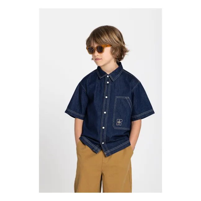 Chemise Denim Wayne | Bleu foncé
