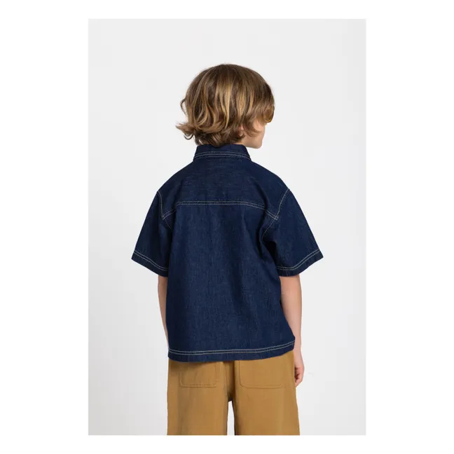 Camisa Wayne Denim | Azul oscuro