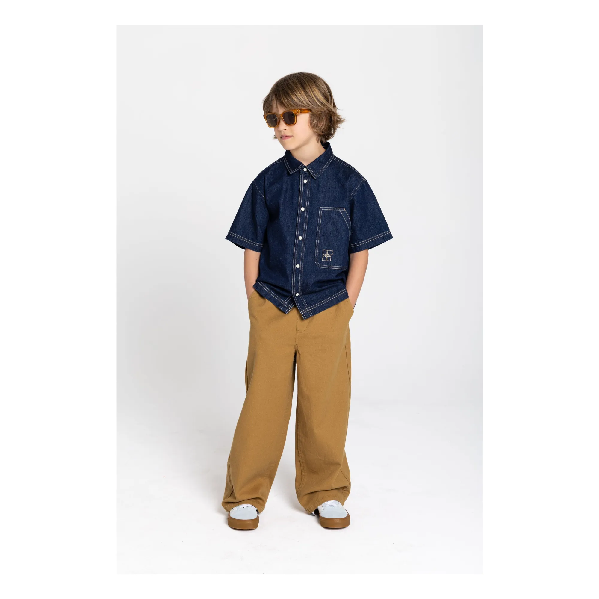 Chemise Denim Wayne | Bleu foncé- Image produit n°6