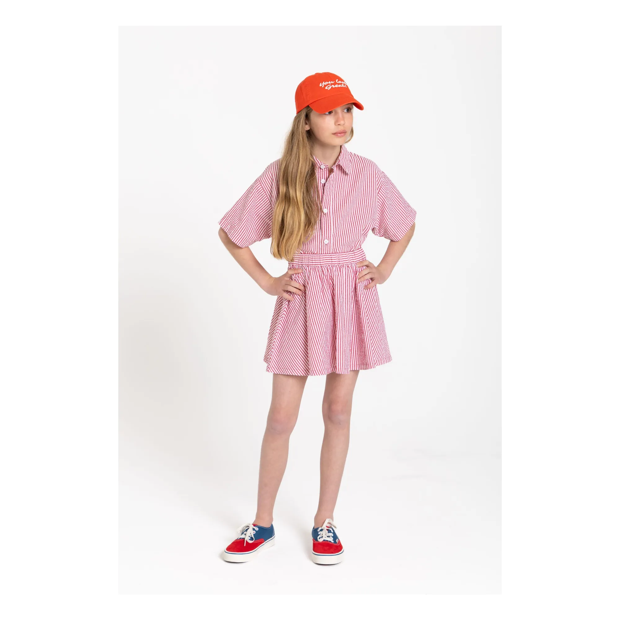 Chemise Sawyer Rayée | Rouge cerise- Image produit n°6