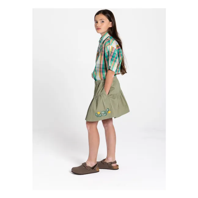 Kaya Fleurie skirt | Almond green