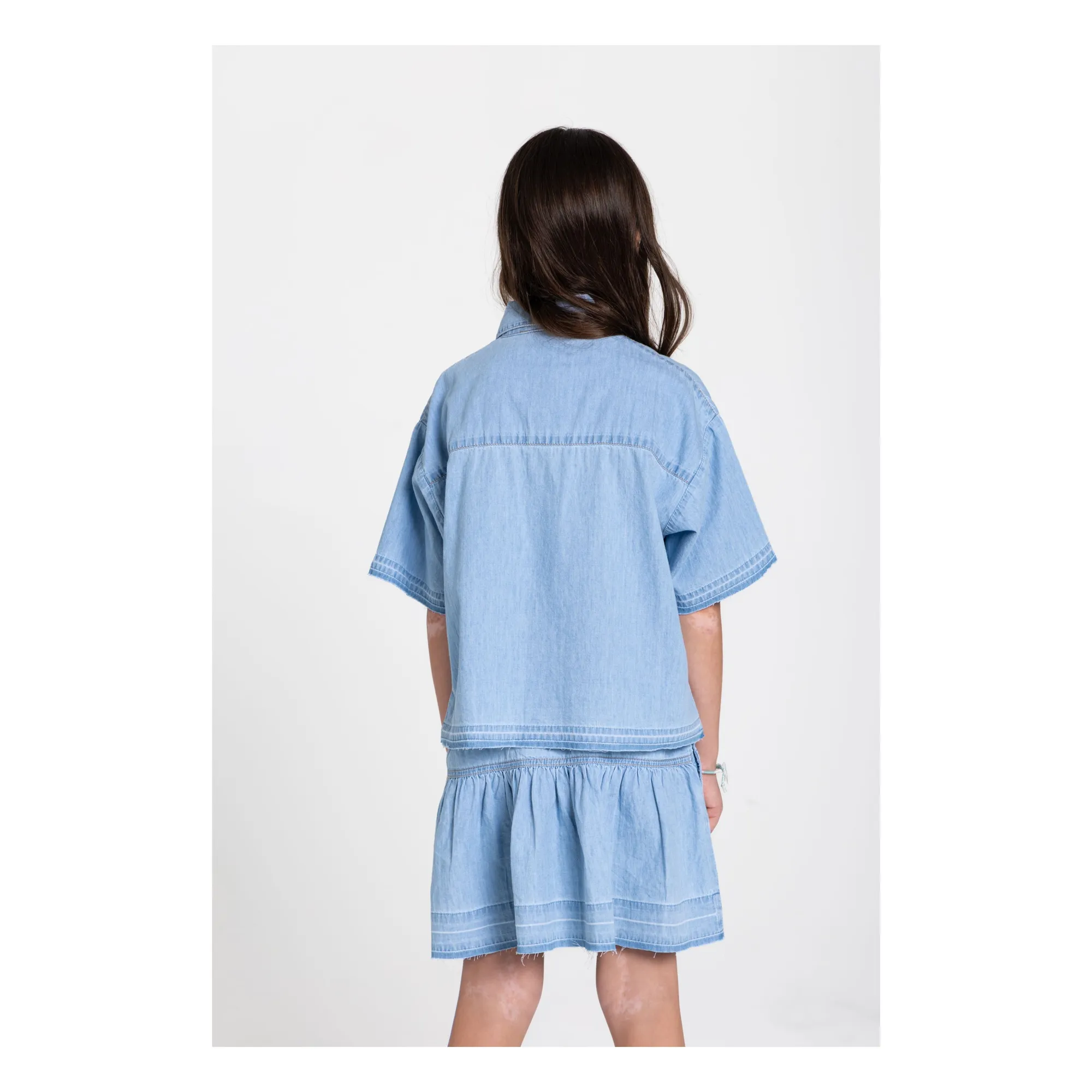 Chemise Denim Saskia | Bleu- Image produit n°5