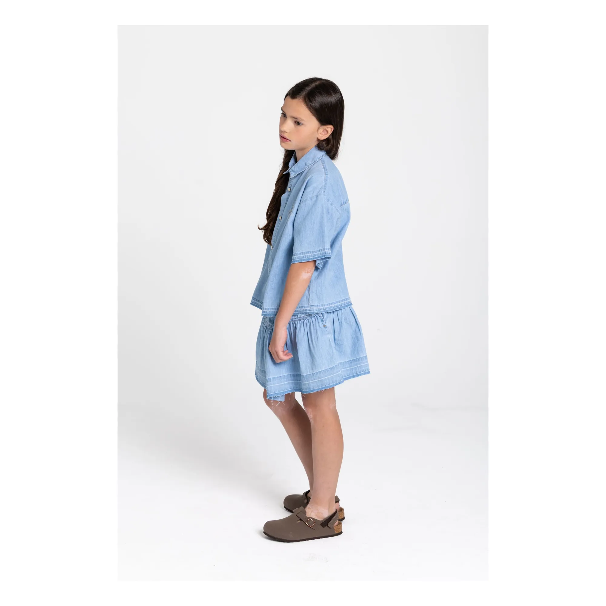 Jupe Denim Kaya | Bleu- Image produit n°7