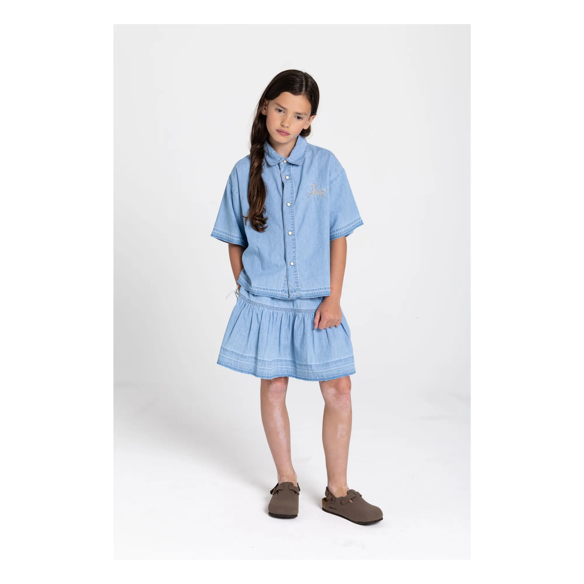 Chemise Denim Saskia | Bleu- Image produit n°6