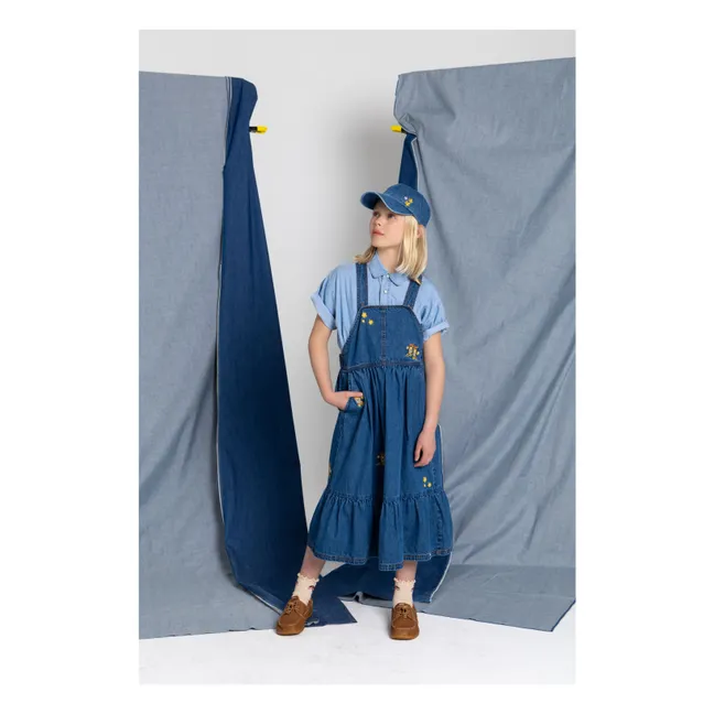 Robe Tablier Devi Bottes | Bleu