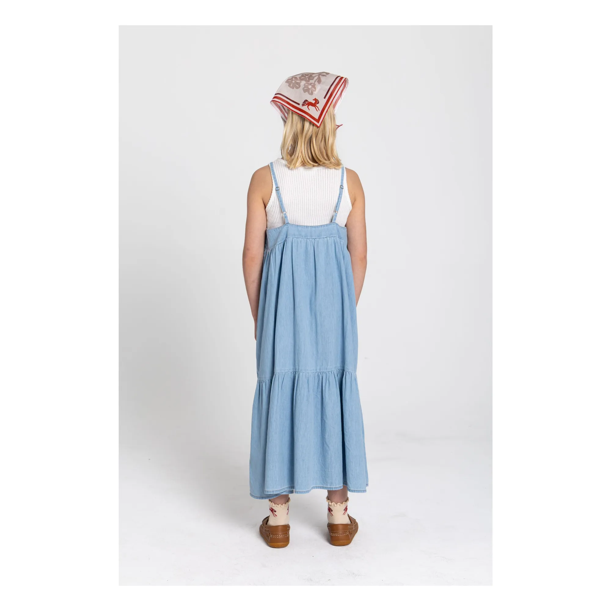 Robe Denim Sanda | Bleu- Image produit n°5