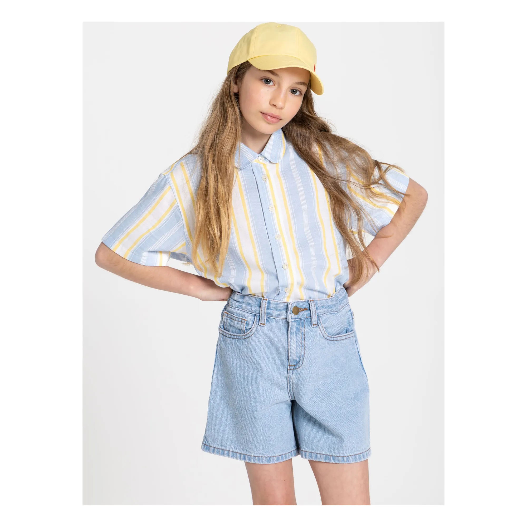 Chemise Sawyer Rayée | Bleu ciel- Image produit n°2