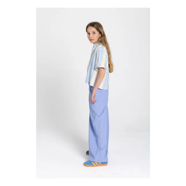 Paloma Wide Leg Pants | Pale blue