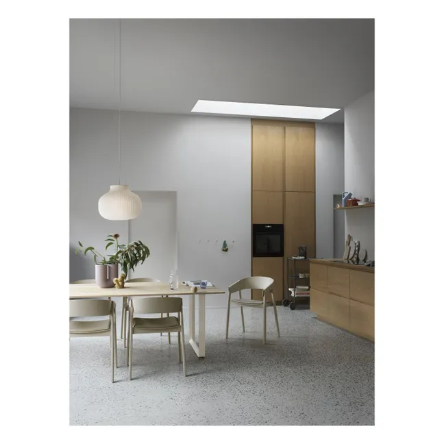 Strand Closed suspension lamp, Benjamin Hubert | White