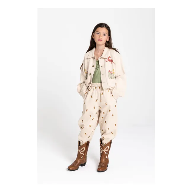 Pantalon Balloon Gianna Bottes | Crème