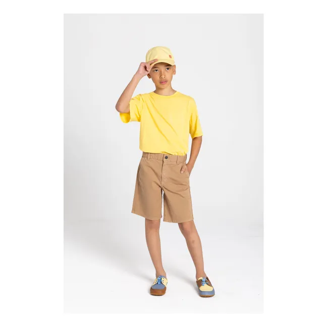 Nils Organic cotton T-shirt | Fluorescent yellow