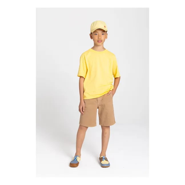 Nils Organic cotton T-shirt | Fluorescent yellow
