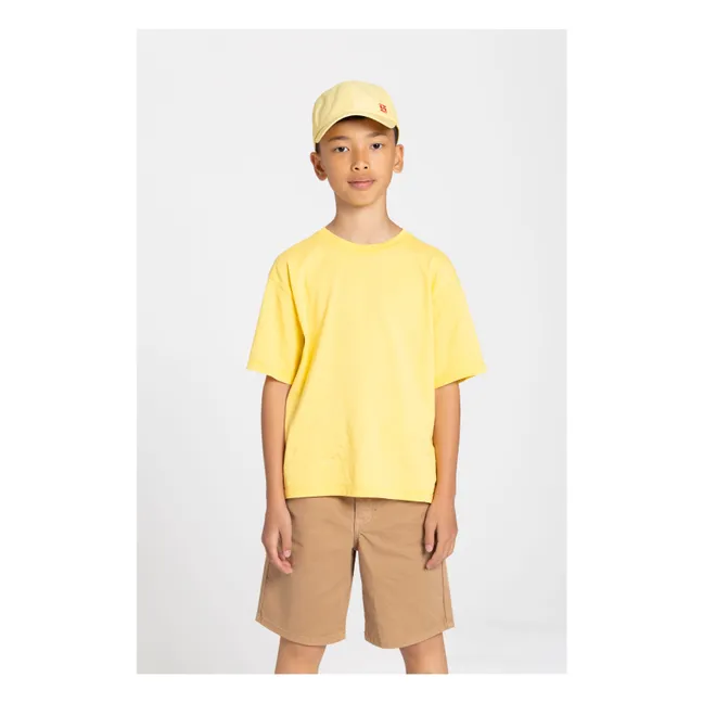 Nils Organic cotton T-shirt | Fluorescent yellow