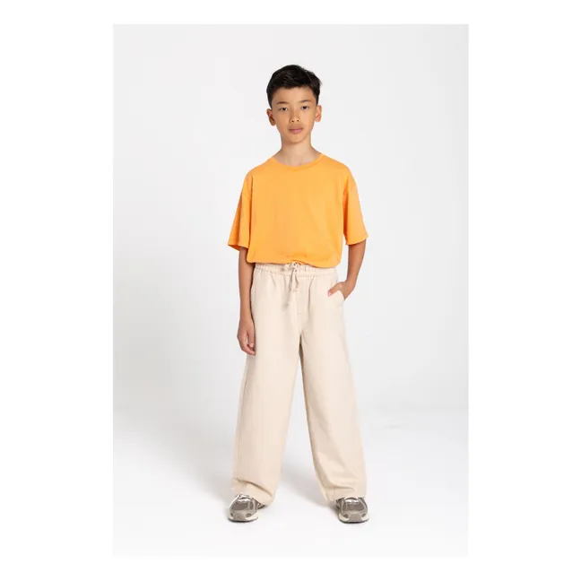 Camiseta Nils Algodón orgánico | Naranja