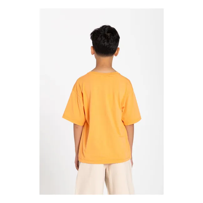 Camiseta Nils Algodón orgánico | Naranja