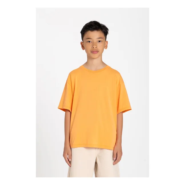 Nils Organic cotton T-shirt | Orange