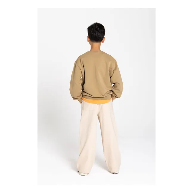 Sudadera Arlo de algodón orgánico | Marrón