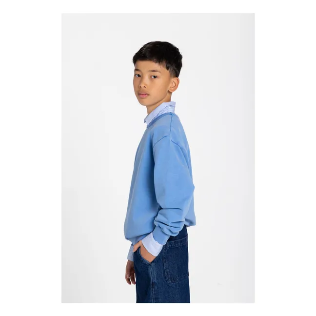 Sweat Arlo Coton Bio | Bleu roi